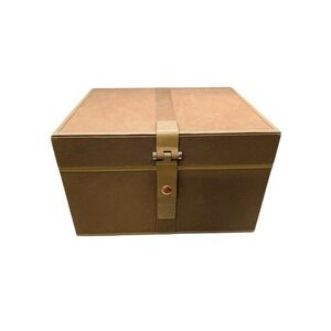 Drexel Heritage Men's Jewelry Chest Coin Watch Ring Box Modern Brown 10"x6"